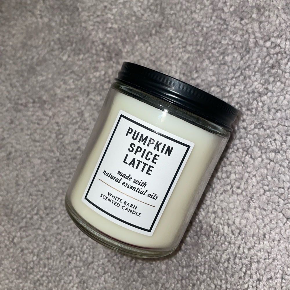 Bath and Body Works candles single wick 🎃 spice latte